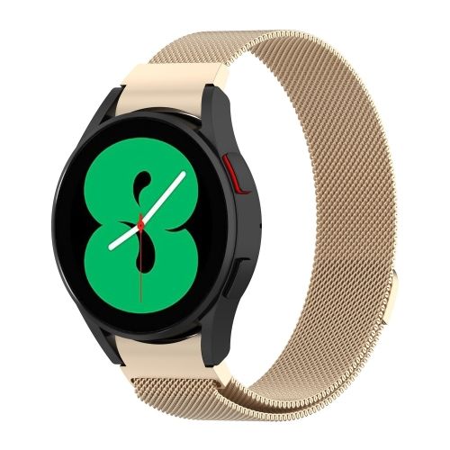 Samsung Galaxy Watch 4 / Watch 5 / PRO Milan Metal Hasır Kordon Gold