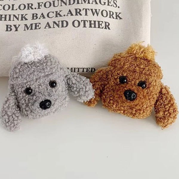 Airpods Peluş Kılıf Fluffy Dog Design
