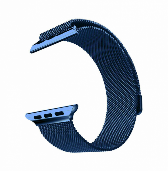 Apple Watch 38-40-41mm Milan Metal Hasır Kordon Lacivert