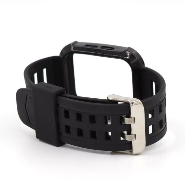 Apple Watch 45-44-42mm Kasalı Silikon Full  Kordon
