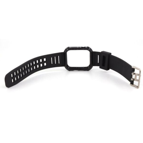 Apple Watch 45-44-42mm Kasalı Silikon Full  Kordon