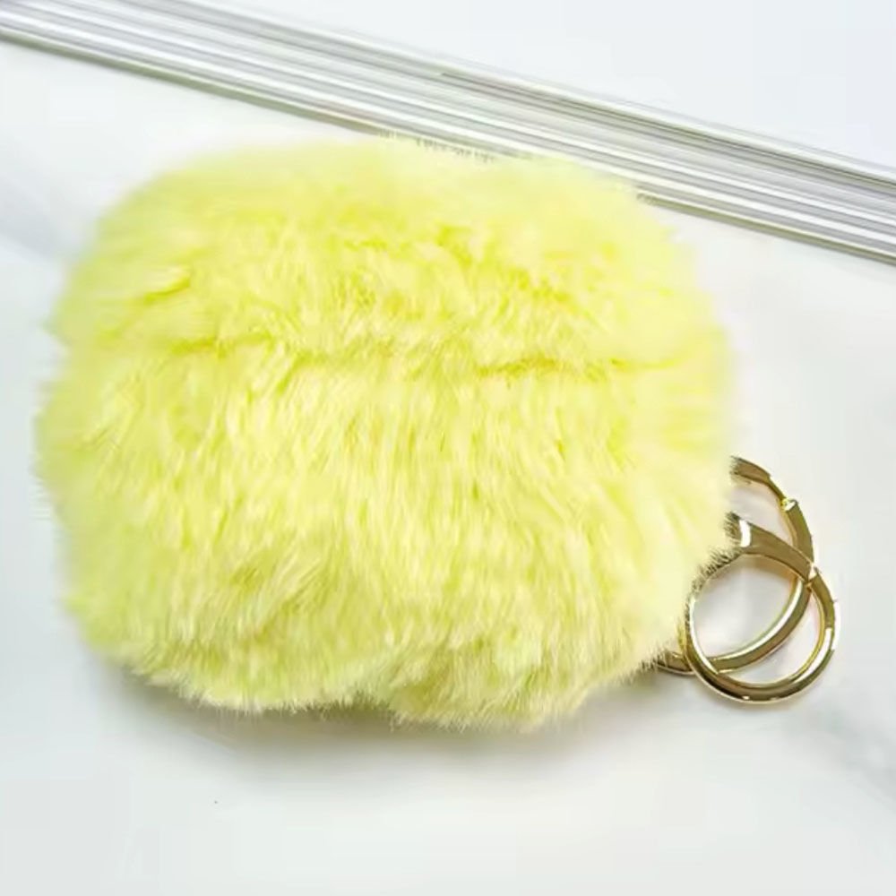 Airpods Peluş Kılıf Sarı - AirPods 3