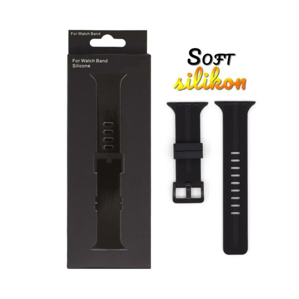 Apple Watch 49-45-44-42mm BOX Band Silikon Kordon
