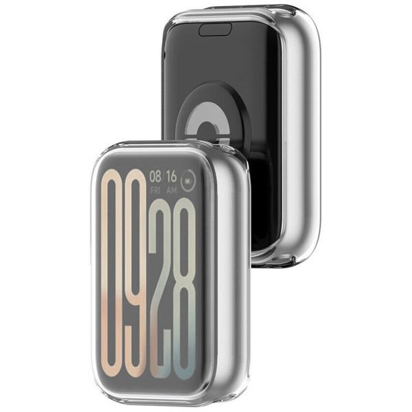 Xiaomi Mi Band 9 Pro Şeffaf Silikon Kasa Ekran Koruyucu