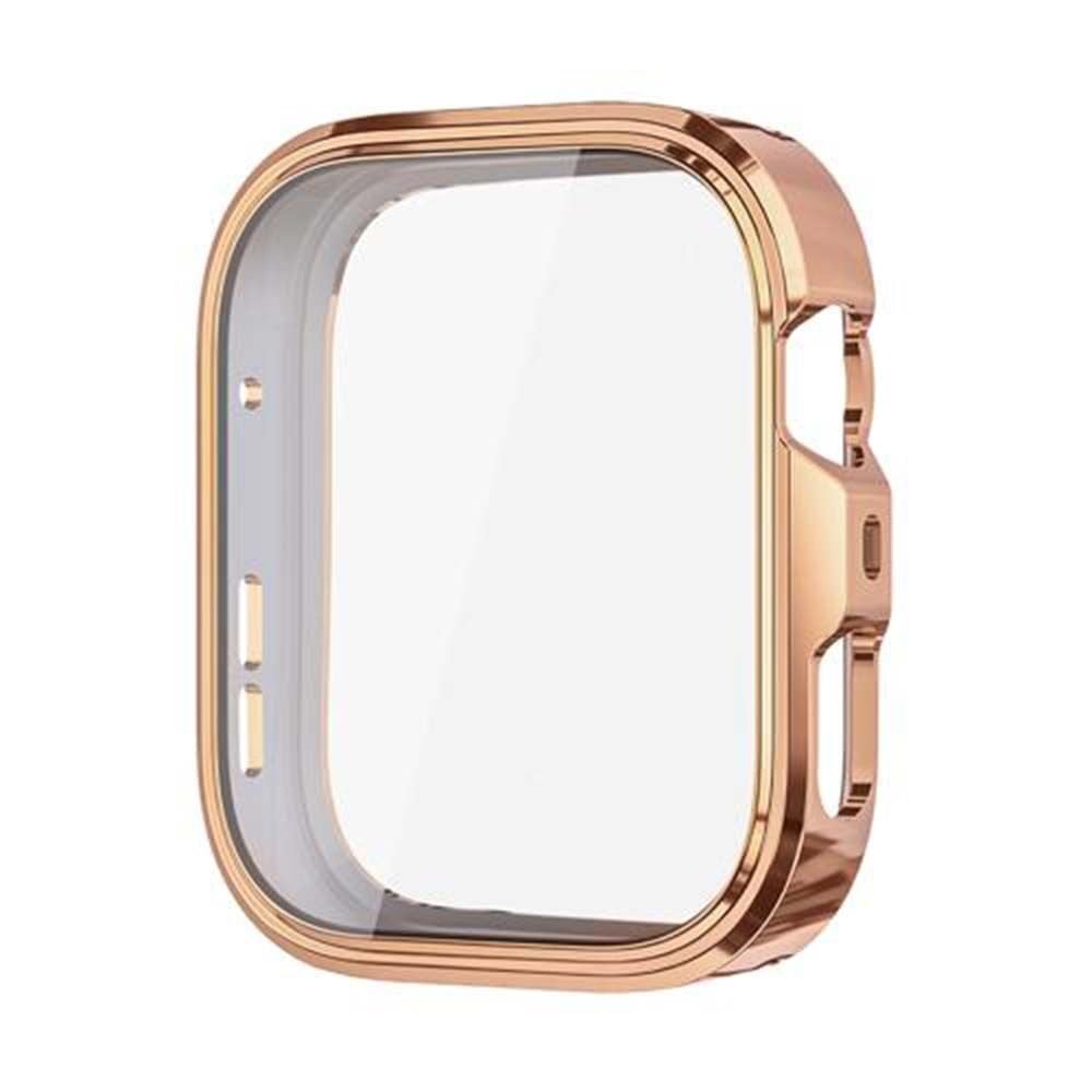 Huawei Watch Fit 4 PRO Electroplate Renkli Tpu Kasa Koruyucu Rose Gold