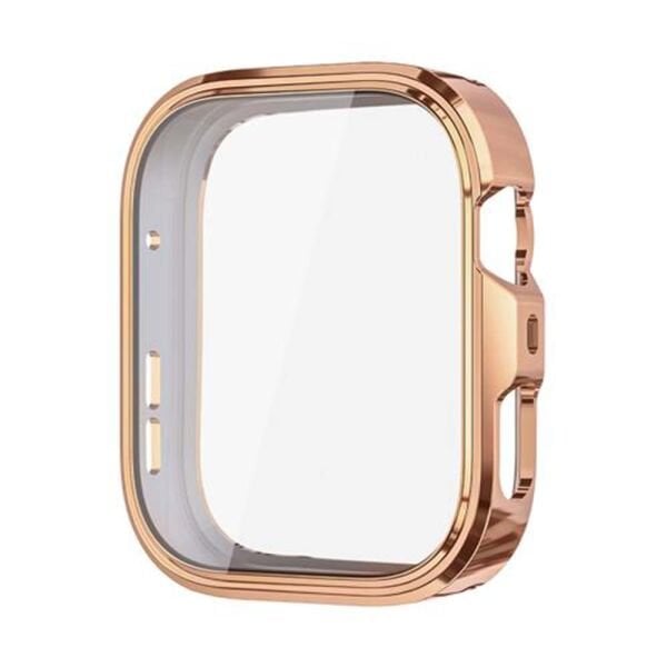 Huawei Watch Fit 4 PRO Electroplate Renkli Tpu Kasa Koruyucu Rose Gold