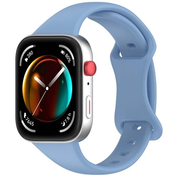 Huawei Watch Fit 4 PRO / Fit 4 / Fit 3 Slim Same Liquid Silikon Kordon Mavi