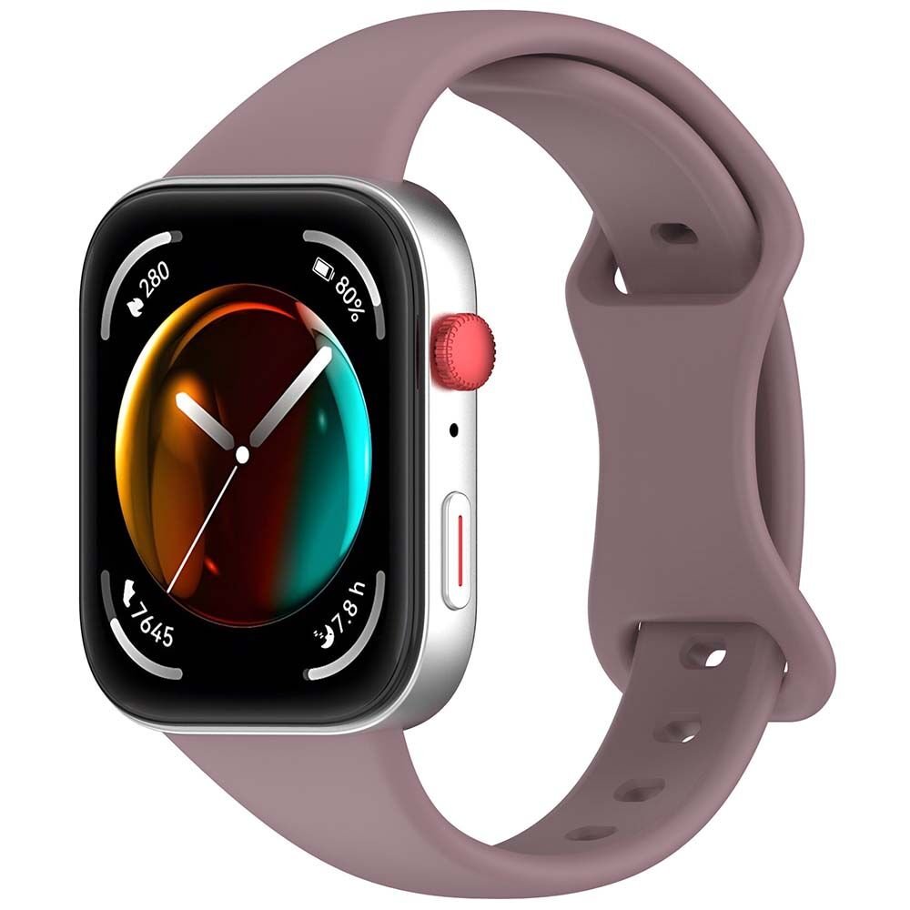 Huawei Watch Fit 4 PRO / Fit 4 / Fit 3 Slim Same Liquid Silikon Kordon Mor