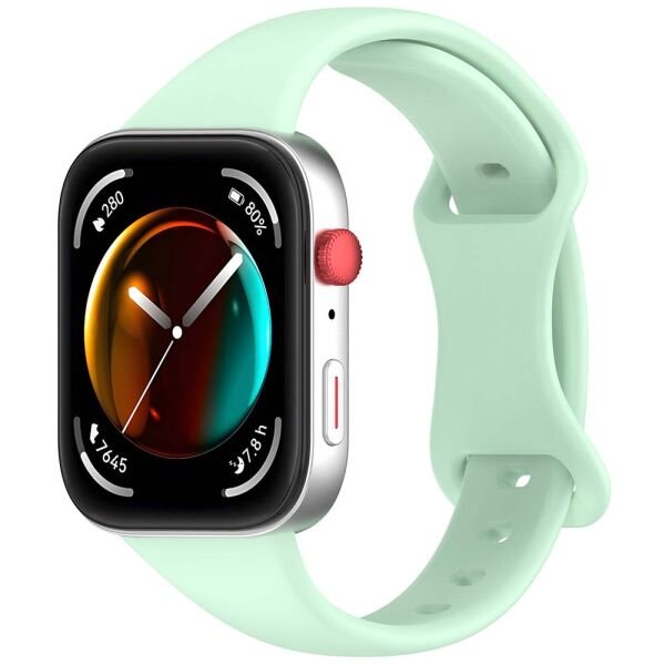 Huawei Watch Fit 4 PRO / Fit 4 / Fit 3 Slim Same Liquid Silikon Kordon Mint (Su Yeşili)