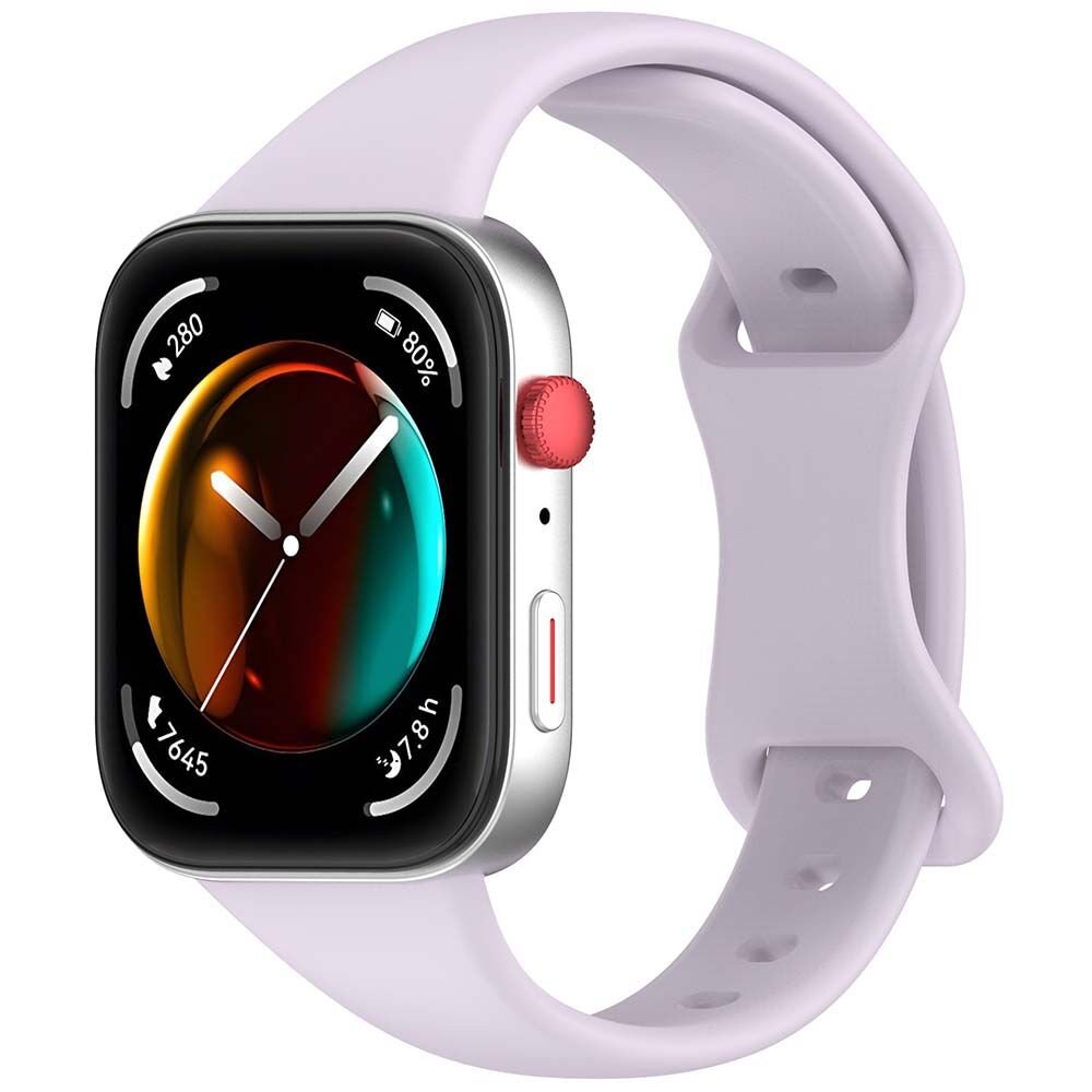 Huawei Watch Fit 4 PRO / Fit 4 / Fit 3 Slim Same Liquid Silikon Kordon Lila