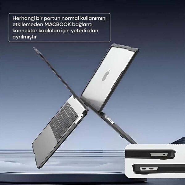 MacBook Air 13.6' A2681, M2 A3113 M3 Hybrid Koruma Kapak