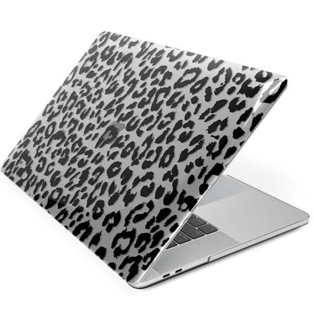 MacBook Air 15' A2941 A3114 Leopar Desenli Koruma Kapak