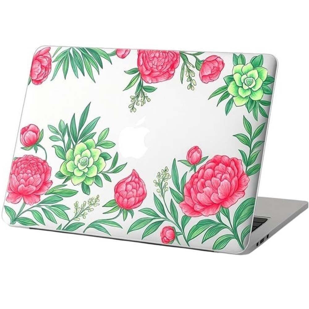 MacBook Air 15' A2941 A3114 Çiçek Desenli Koruma Kapak