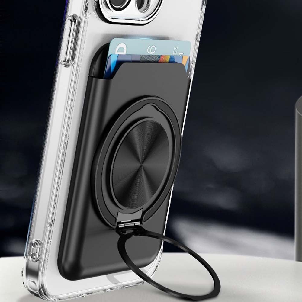 iPhone Standlı Magnetli Rubber PC Magsafe Kartlık CRD-01
