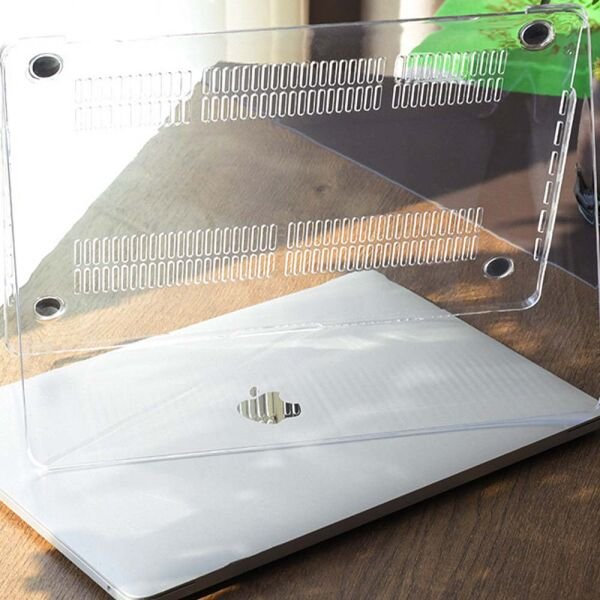 MacBook Air 13.3' A2337 A2179 A1932 Crystal Clear Şeffaf Koruma Kapak