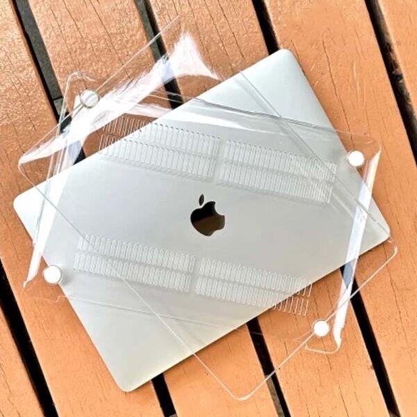 MacBook Air 13.3' A2337 A2179 A1932 Crystal Clear Şeffaf Koruma Kapak