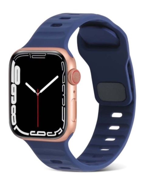 Apple Watch 38-40-41mm Nomad Silikon Kordon Lacivert