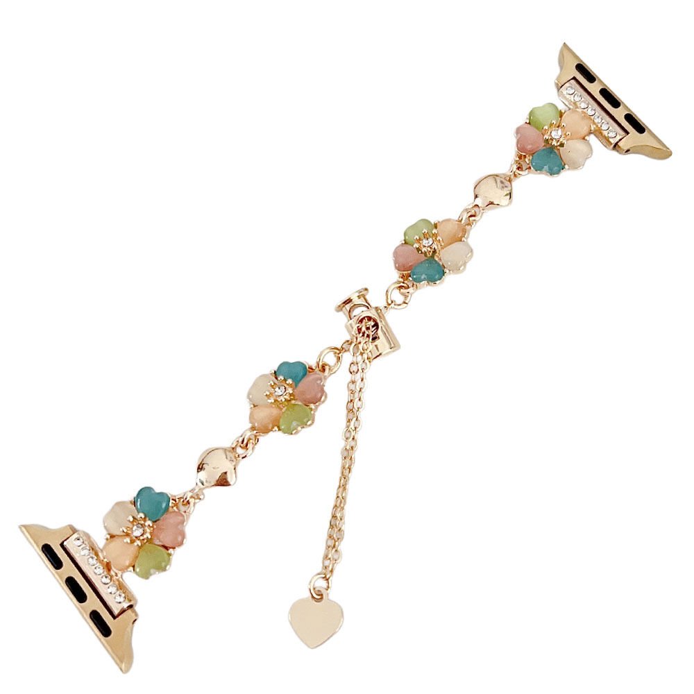 Apple Watch Flower Metal Çiçekli Kordon