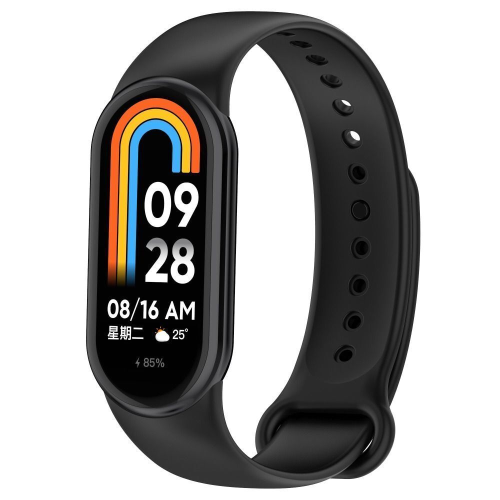 Xiaomi Mi Band 8 Liquid Silikon Kordon Siyah