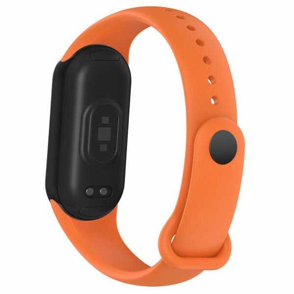 Xiaomi Mi Band 8 Liquid Silikon Kordon Turuncu