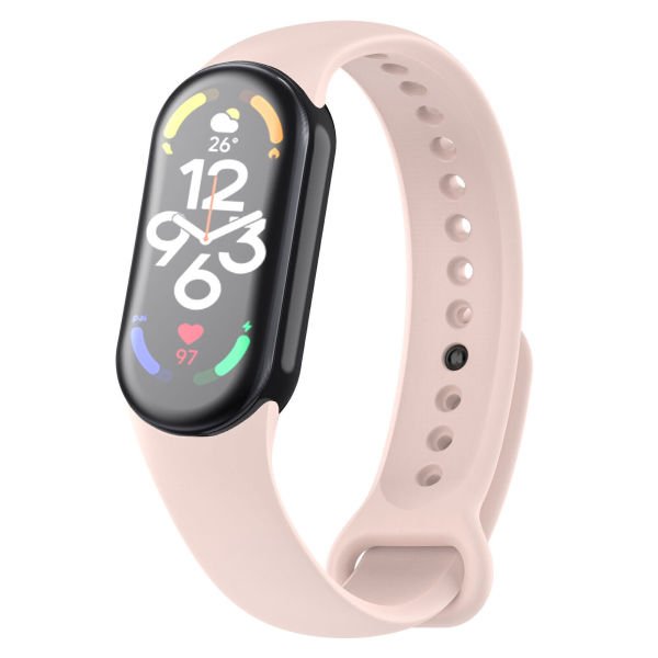 Xiaomi Mi Band 8 Liquid Silikon Kordon Pembe