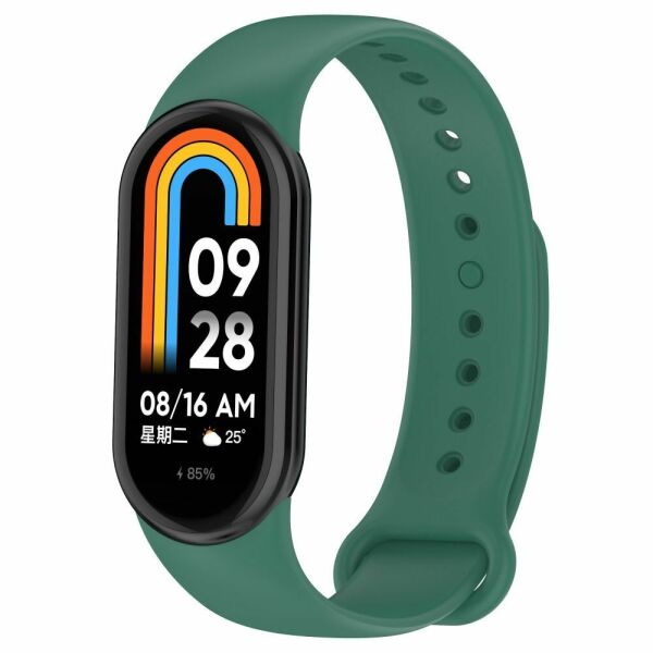 Xiaomi Mi Band 8 Liquid Silikon Kordon Yeşil