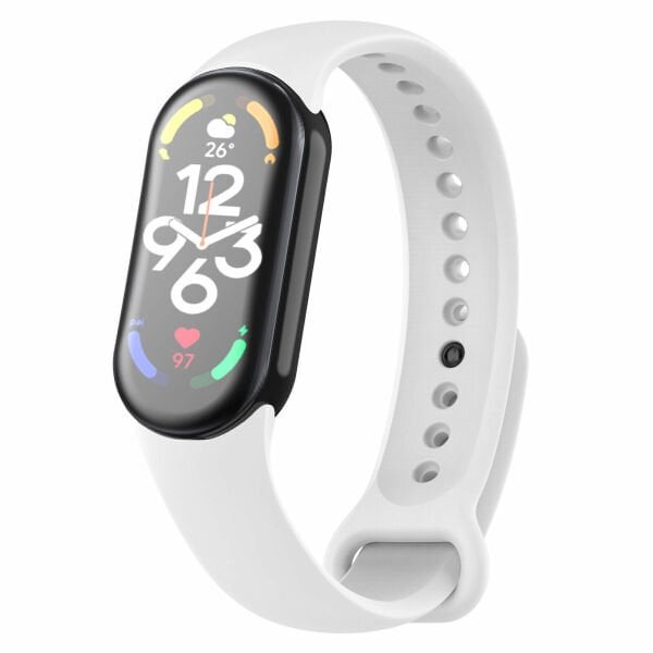 Xiaomi Mi Band 8 Liquid Silikon Kordon Beyaz